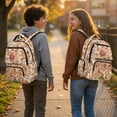 thumbnail image 2 of Jeiento Kids Backpack for School 17 Inch Large Multi-Pocket Water-Resistant Polyester School Backpack for Kids Cute Capybara Daypack for Elementary School, Travel, Suitable for Boys & Girls, 2 of 7