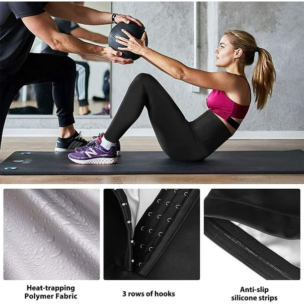 GYMSPT Sauna Leggings for Women Sweat Pants High Waist Hot Thermo Slimming  Workout Leggings Gym Yoga Exercise Training Tights Body Shaper at   Women's Clothing store