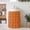 Orange, variant on Small Cabinet Curtain 10''W x 11''L, Orange Morocco Under Sink Cover Drapes, Geometric Leaf Diamond Lattice Abstract Self Adhesive Cabinet Skirt for Kitchen/Bathroom Vanity/Laundry Room/Open Shelf