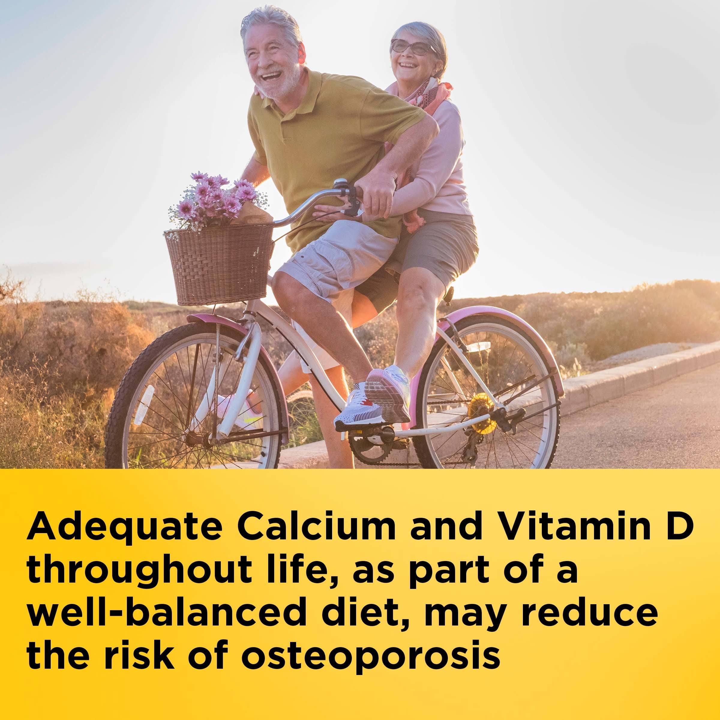 Nature Made Calcium 500 mg, with Vitamin D3 for Immune Support, Tablets, 130 Count helps support Bone Strength