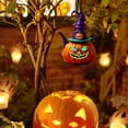 thumbnail image 5 of Leeye Halloween Acrylic Pumpkin Teapot Hanging Ornament, Spooky Tea Pot Decoration for Window Wall Kitchen Decor, Orange 3.15x2.28in, 5 of 5