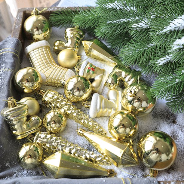 21PCS Bolas de colores Colgante Decoraciones navideñas Árbol de Navidad Colgante colgante Hugtrwg Para estrenar