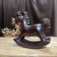 thumbnail image 4 of Ebony Horse Ornament for the Year of the Horse 2026 - Hand-carved Desktop Decoration for Your Zodiac Year (Best Gift), 4 of 4