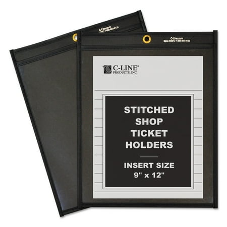 UPC: 0038944459127 | C-Line Shop Ticket Holders  Stitched  One Side Clear  75   9 x 12  25/BX