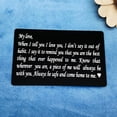 thumbnail image 2 of Engraved Wallet Insert Card for Men Women Anniversary Gift for Boyfriend Husband Him Birthday Wedding Deployment Gifts for Couples Wife Girlfriend Her Valentines Day Gift for Couple Christmas Jewelry, 2 of 4