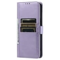 thumbnail image 3 of Compatible with iPhone 15 Wallet Case with Card Holder [RFID Blocking] for iPhone 15 Case Wallet Wrist Strap Durable PU Leather Magnetic Flip Folio Cover for Women and Men,Purple, 3 of 9