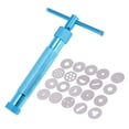 thumbnail image 3 of Alloy Rotary Mold Tools Set Kit Squeeze Polymer Clay DIY Geometry Noodles Educational Toy for Kids(Sky Blue), 3 of 8