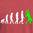 thumbnail image 3 of CafePress - Tennis Evolution (Green) T Shirt - Mens Comfort Colors Shirt, 3 of 5