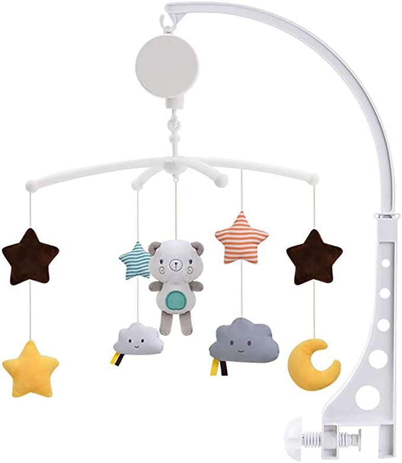 The Peanutshell Pink Elephant Musical Baby Crib Mobile for Girls Nursery Animal Walmart