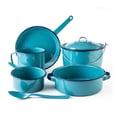 thumbnail image 1 of Batería de Cocina 7 Pz Peltre Inducción Cuatrocienegas Cinsa Azul, 1 of 3
