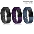 thumbnail image 1 of Compatible con la pulsera Fitbit Charge 2, pulsera deportiva de silicona suave ajustable de repuesto para Fitbit Charge 2, 1 of 4