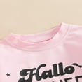 thumbnail image 4 of Sweatshirts d'Halloween pour Bébés Filles Garçons Imprimé Lettre Col Rond Manches Longues Pulls Automne Hiver Hauts Décontractés, 4 of 6