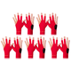 thumbnail image 4 of Guantes de billar Guantes de billar de 3 dedos Suministros de billar transpirables (rojo izquierdo), 4 of 4