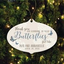 Personalized Feeling Butterflies Christmas Tree Ornament
