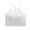 White, variant on Sngxgn High Impact Sports Bras for Women Wirefree Workout Bra(Green,M)