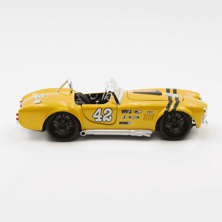 1965 Shelby Cobra 427 S/C Black 1/24 Diecast Car M - Walmart.com