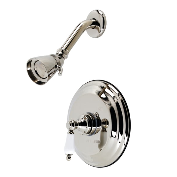 Kingston Brass KB3636PLSO Restoration Single-Handle Pressure Balanced Shower Faucet in Polished Nickel