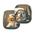 thumbnail image 2 of Yuyamidu Pug Car Sun Shade Windshield Cat Car Windshield Sun Shade Foldable Car Windshield Cover Sun Shade 2 Pieces Auto Accessories for SUV Van UV Ray Sun Visor, 2 of 5