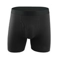 thumbnail image 5 of ruhuadgb Men Boxers Solid Color Front Opening High Elasticity Leisure Sport Seamless Daily Wear Breathable Swimming Bathing Trunks Men Underwear, 5 of 8