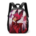 thumbnail image 1 of Hazbin Hotel Alastor Children's Backpack School Bag Multipurpose Daypack Backpack Satchel Oxford Cloth Adjustable Rucksack Boys, 1 of 5