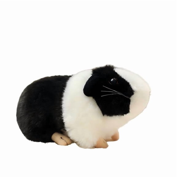 Hvmvliv Stuffed Plush Toys Lifelike Realistic Hamster Guinea Pig Plush Toy Super Soft Stuffed Animal for Nurturing Play Educational Empathy Cuddly Desktop Decoration Birthday Gift C
