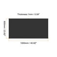 thumbnail image 2 of Uxcell 24" x 41" x 0.04" Magnetic Dry Erase Board Blackboard Sticker Flexible, Black 1 Roll, 2 of 6