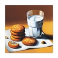 thumbnail image 1 of Milk and Cookie Delight - Canvas, 1 of 10