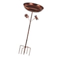 thumbnail image 1 of Baño para pájaros para el jardín, soporte para comedero de pájaros, multifuncional, diseño, suministros de jardín con estaca para el patio, terraza, c, 1 of 8