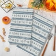 thumbnail image 3 of Dish Towels, Abstract Vintage Absorbent Kitchen Towels 1 PC, Geometric Texture Pattern Microfiber Hand Towels Dish Cloths Tea Towels for Home&nbsp; Bathroom,18X28-Inch, Slate Blue Gray, 3 of 6