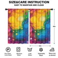 thumbnail image 2 of Blackout Kids Curtains,Colorful Abstract Pattern Childrens Insulated Curtains Set Of 2,Bedroom Essentials,Toddler Room Decor 52"x84", 2 of 5