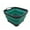 Dark Green,Black, variant on SAMMART 10L (2.64 gallon) Collapsible Dishpan with Draining Plug - Foldable Washing Basin - Portable Dish Washing Tub - Space Saving Kitchen Storage Tray