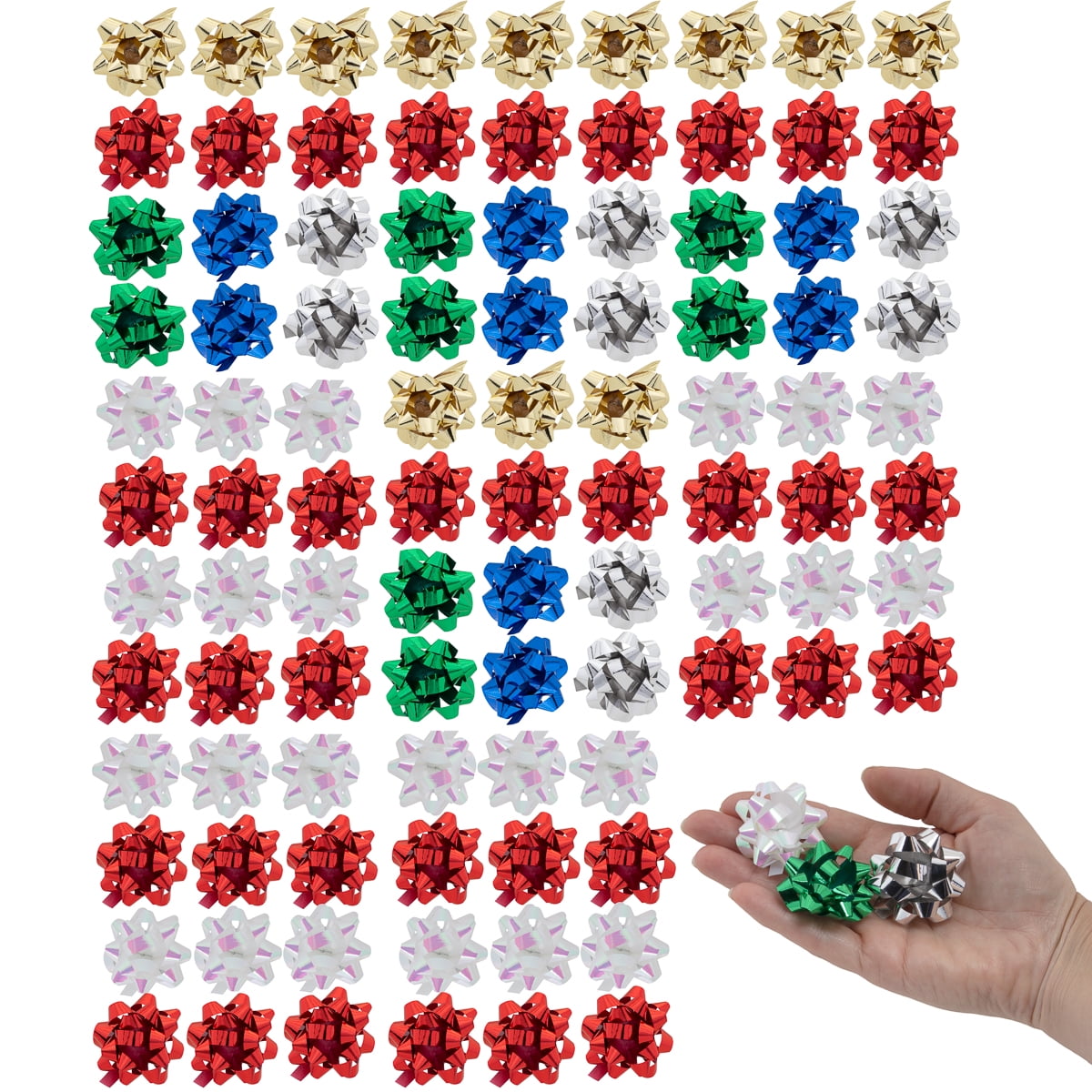 christmas wrapping bows
