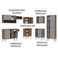 thumbnail image 4 of Cocina Integral Completa Modular Madesa Emilly 417cm MG 02, 4 of 5