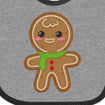thumbnail image 4 of Inktastic Gingerbread Christmas Boys or Girls Baby Bib, 4 of 4