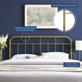 thumbnail image 4 of Modway Alessia Twin Metal Headboard in Gold, 4 of 8