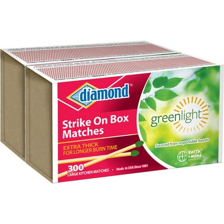 Diamond Greenlight Matches, 300 ct, 2 pk
