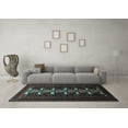 thumbnail image 3 of Ahgly Company Indoor Rectangle Animal Light Blue Traditional Area Rugs, 7' x 10', 3 of 4