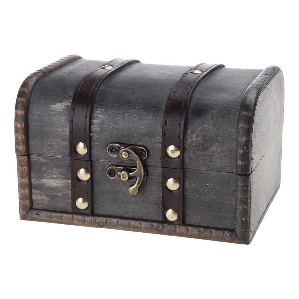 Large Wooden Jewelry Box for Women Wood Vintage Jewelry Organizer Box Jewelry Storage for Women 3 Styles 2 Clors Gift