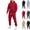 Red, variant on Mens Track Suits 2 Piece Set Hoodie and Sweatpants Casual Athletic Jogging Suit Drawstring Running Gym Sweat Suits