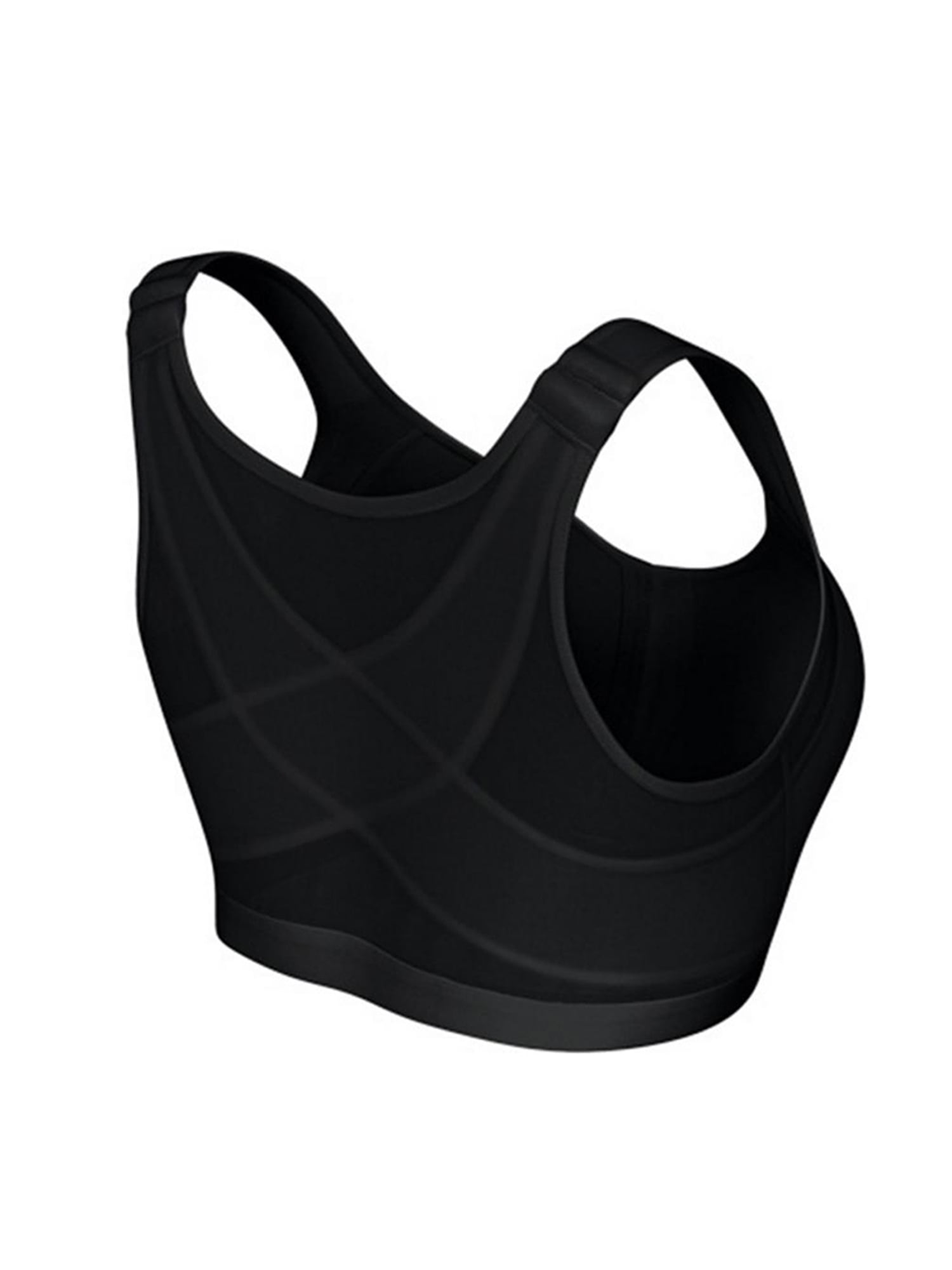 CAROOTU Women Posture Corrector Bra Wireless Back Support Lift Up Yoga Bra  Underwear 