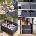 thumbnail image 6 of 64L Collapsible Storage Bins with Lids Plastic Storage Containers for Organizing Stackable Utility Crates Heavy Duty, 2 Packs, 6 of 6