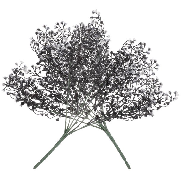 OUNONA 2Ud Ramo De Flores Artificiales Realistas Para De Interiores Y Exteriores