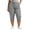 Gray#2, variant on YOIAVAIOY Solid Cropped Pants Women Summer Fashion Elastic Waist Loose Fit Casual Capris Straight Wide Leg Capri Pants With Pockets Dark Blue M