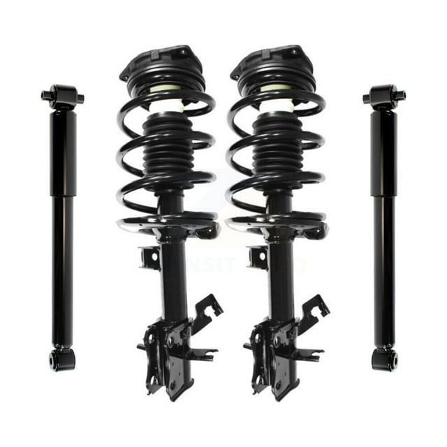 Transit Auto Front Rear Complete Suspension Shocks Strut and Coil Spring Mount Assemblies Kit for Car Nissan Sentra Excludes SE-R Spec V Models - Left Right Side (Driver Passenger) K78M-100106