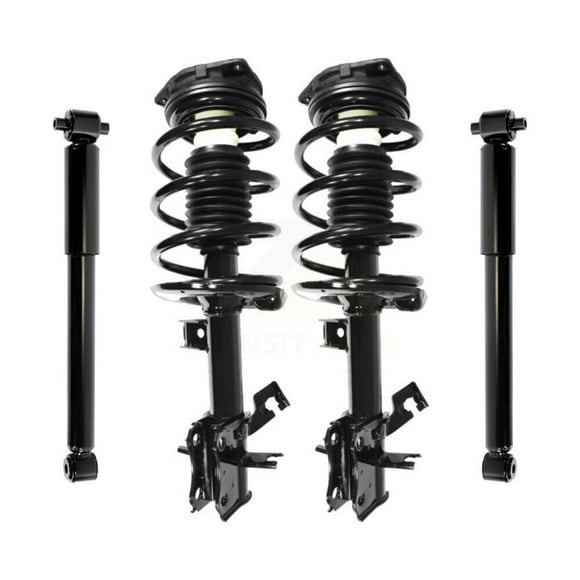 Transit Auto Front Rear Complete Suspension Shocks Strut and Coil Spring Mount Assemblies Kit for Car Nissan Sentra Excludes SE-R Spec V Models - Left Right Side (Driver Passenger) K78M-100106