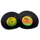 thumbnail image 3 of 2 soportes para libros con forma de disco de vinilo y bordes redondeados, estilo vintage, para estudiantes, 3 of 12
