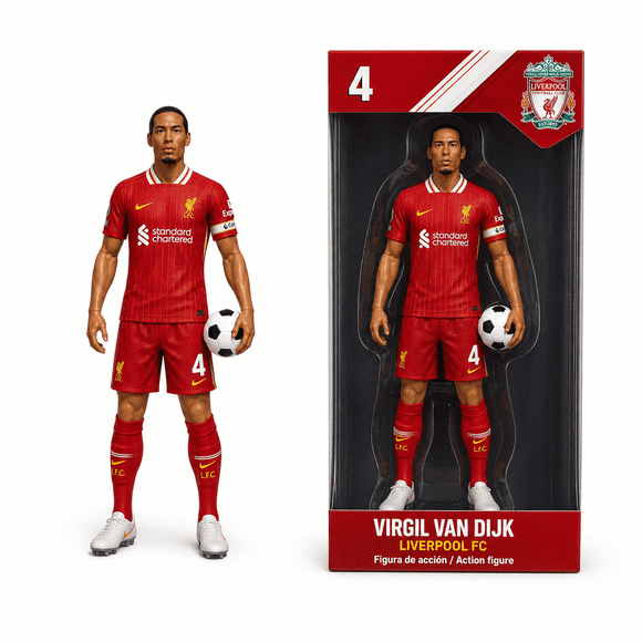 Figura de Acción Virgil van Dijk Liverpool 25 cm Coleccionable Futbolista