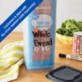 thumbnail image 4 of Mainstays Plastic Bread Bin and Bread Storage Keeper Container with Lid, Pantry Bread Organizer for Loaf Bread and Food Storage, Clear with Gray Lid, 5.25" x 5.25" x 13.62", 4 of 11