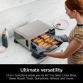 thumbnail image 2 of Open Box Ninja SP351 Foodi Smart 13-in-1 Dual Heat Air Fry Countertop Oven - Silver, 2 of 3