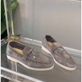 thumbnail image 1 of Zapatos de paseo de verano, mocasines de mujer, mocasín informal de gamuza, gorro con cierre, cómodos zapatos planos de suela blanda de talla grande huangjie unisex, 1 of 2